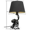 lampe pieuvre noire 44cm