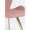 Chaise Viva velours rose Kare Design