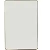 Miroir Curve rectangulaire laiton 120x80cm Kare Design