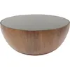 Table basse - KARE - Tear Drops - Noyer - Rond - 80 cm - Contemporain