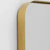 Kare Design Miroir en acier doré 160x40