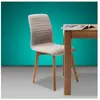 Chaise - KARE - Lara - Écru - Bois massif - Style scandinave moderne