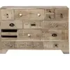 Kare Design Commode 14 tiroirs ethnique en manguier massif sculpté