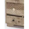 KARE Commode ethnique 10 tiroirs en manguier massif sculpté
