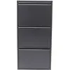 Casier à chaussures Caruso anthracite 3 Tiroirs Kare Design