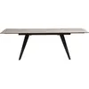 Kare Design Table à manger 6/10 personnes extensible marron L160/240