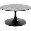 Table basse Schickeria effet marbre noir 80cm Kare Design