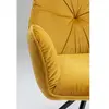 Kare Design Chaise Avec Accoudoirs Mila Velours Jaune Kare Design