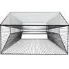 Table basse Dimension 80x80cm noire Kare Design TU