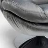 Fauteuil pivotant Cosy velours gris Kare Design TU