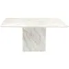 Table Artistico marbre blanc 160x90cm Kare Design TU