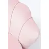 Fauteuil Water Lily velours rose et acier doré Kare Design TU