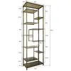 Étagère - Kare Design - Loft 195x60cm - Verre teint - Dorée