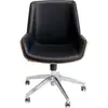 Chaise de bureau pivotante Rouven noire Kare Design