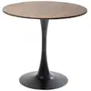 Table - KARE - Schickeria - 80cm - Noyer et noir - Charge max 25kg