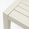 Kare Design Table à manger de jardin 4 personnes en acier gris 140x80