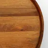 Kare Design Table basse ronde en manguier laqué D80