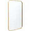 Miroir Simply 120x80cm laiton Kare Design