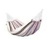 Hamac simple La Siesta Caribeña Purple Violet, blanc et marron