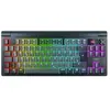 Cherry MX 8.3 TKL (DE, Filaire, Sans fil), Clavier, Gris, Multicolore