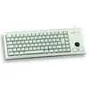 CHERRY Compact-Keyboard G84-4400 - Clavier - PS/2 - Français - gris clair