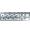 Clavier - CHERRY - JK-1610DE-1 - USB - QWERTZ - Allemand - Argent