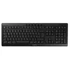 CHERRY STREAM WIRELESS CLAVIER FR SANS FIL +USB QWERTZ ALLEMAND NOIR (