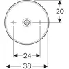 Geberit Vasque à poser - céramique - Ø 40 cm - VariForm GEBERIT