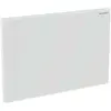 Geberit Plaque de fermeture synthétique Sigma pour déclenchement frontal blanc