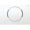 Geberit Plaque de commande WC Sigma10 interrompable: blanc, chromé brillant