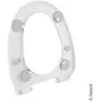 Geberit AquaClean 8000 | 8000plus & Belana 8000 Bague de siège WC, fixe, 250062001,