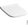 Abattant WC - GEBERIT - Smyle Square - Softclose - Antibactérien - Blanc