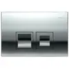 GEBERIT DELTA35 - PLAQUE DE DÉCLENCHEMENT, CHROME BRILLANT 115.135.21.