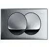 Geberit Delta20 Plaque de déclenchement double touche, Chrome brillant...