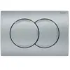 Geberit Delta01 plaque de déclenchement double touche, chrome mat (115...