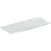 Geberit - iCon lavabo pour meubles, 2 trous pour robinetterie, sans