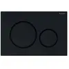 Plaque de commande WC GEBERIT Sigma20 double touche: noir, noir mat TU