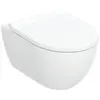 Geberit Acanto Cuvette suspendue avec TurboFlush, avec abattant WC, 50...