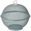 Kela 11449 como corbeille à fruits métal gris 26,5 x 26,5 x 24,5 cm