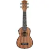 CASCHA HH2026E Premium Mahogany E/A pack ukulélé soprano électro-acoustique