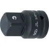 BGS TECHNIC Adaptateur de clé à douille à choc femelle 20 mm (3/4") - mâle 25 mm (1")