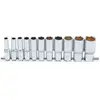 Bgs Technic - Jeu de douilles six pans longues 10 mm - 11 pcs - 2756