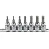 BGS TECHNIC Jeu de douilles à embouts 10 mm (3/8") profil T (pour Torx) 7 pièces