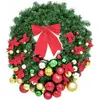 EUROPALMS Couronne de sapin premium, décorée, 90cm