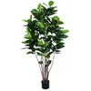 Europalms 61445 Plante de Décoration Arbre à Caoutchouc Vert 120 cm