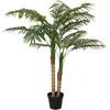 EUROPALMS Palmier Areca, 2 troncs, plante artificielle, 120cm - Palmie...