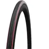 Pneu route schwalbe lugano ii 700mm tubetype souple k guard noir rouge