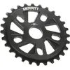 Pignon Merritt Team 28T Noir en Aluminium CNC 6061 avec Adaptateurs 19mm et 22mm