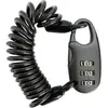Cadenas à vélo Voxom SCH1 à combinaison 3x1200mm, légère et noire