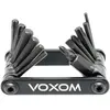 Voxom Outil Multifonction wkl8 14 Fonctions Outils, Noir, One Size